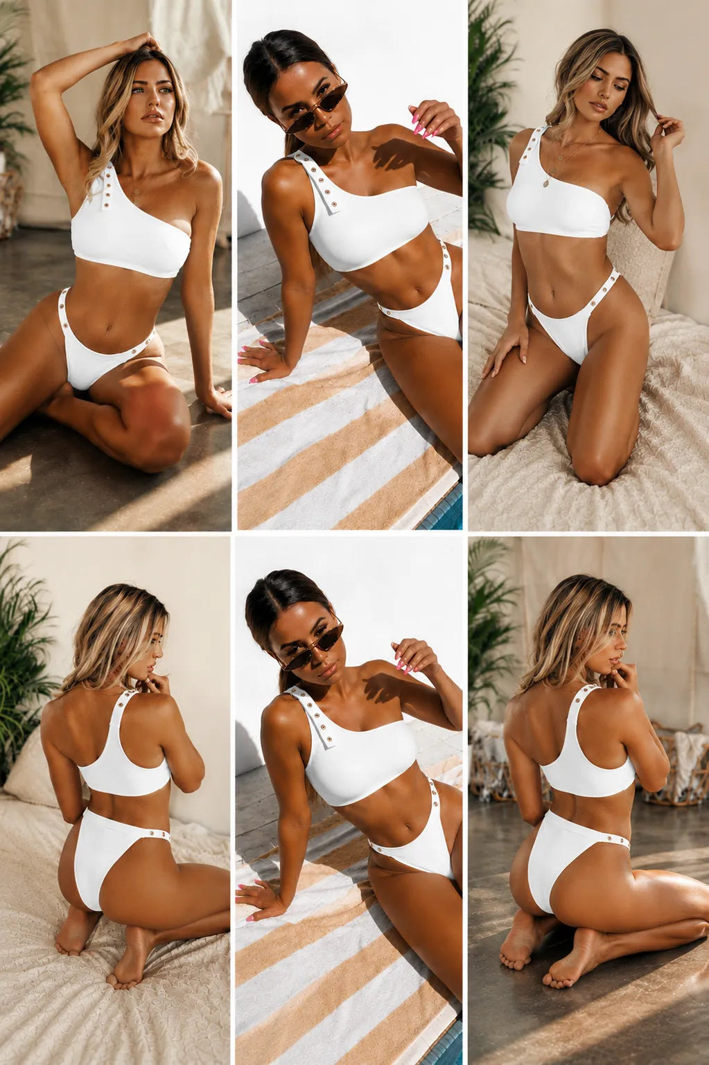 One-shoulder bikini