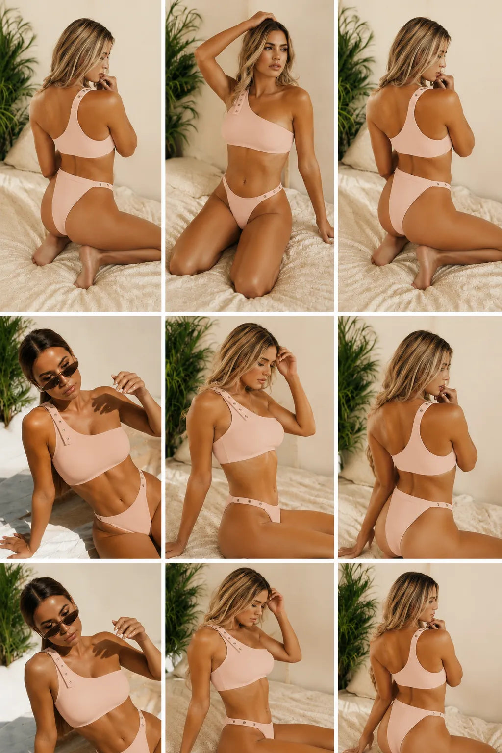 One-shoulder bikini